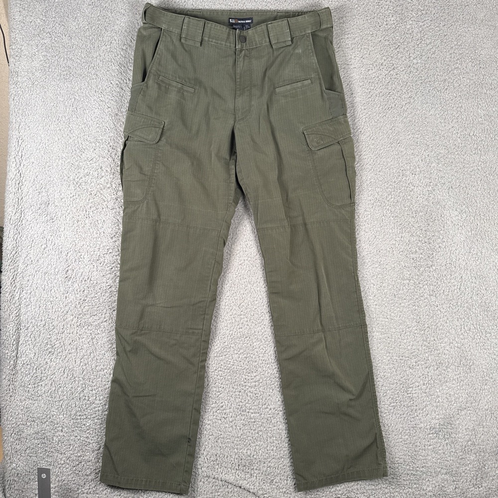 5.11 Tactical Stryke Cargo Pants Mens 32x34 (34x34) Ranger Green Ripstop FlexTac